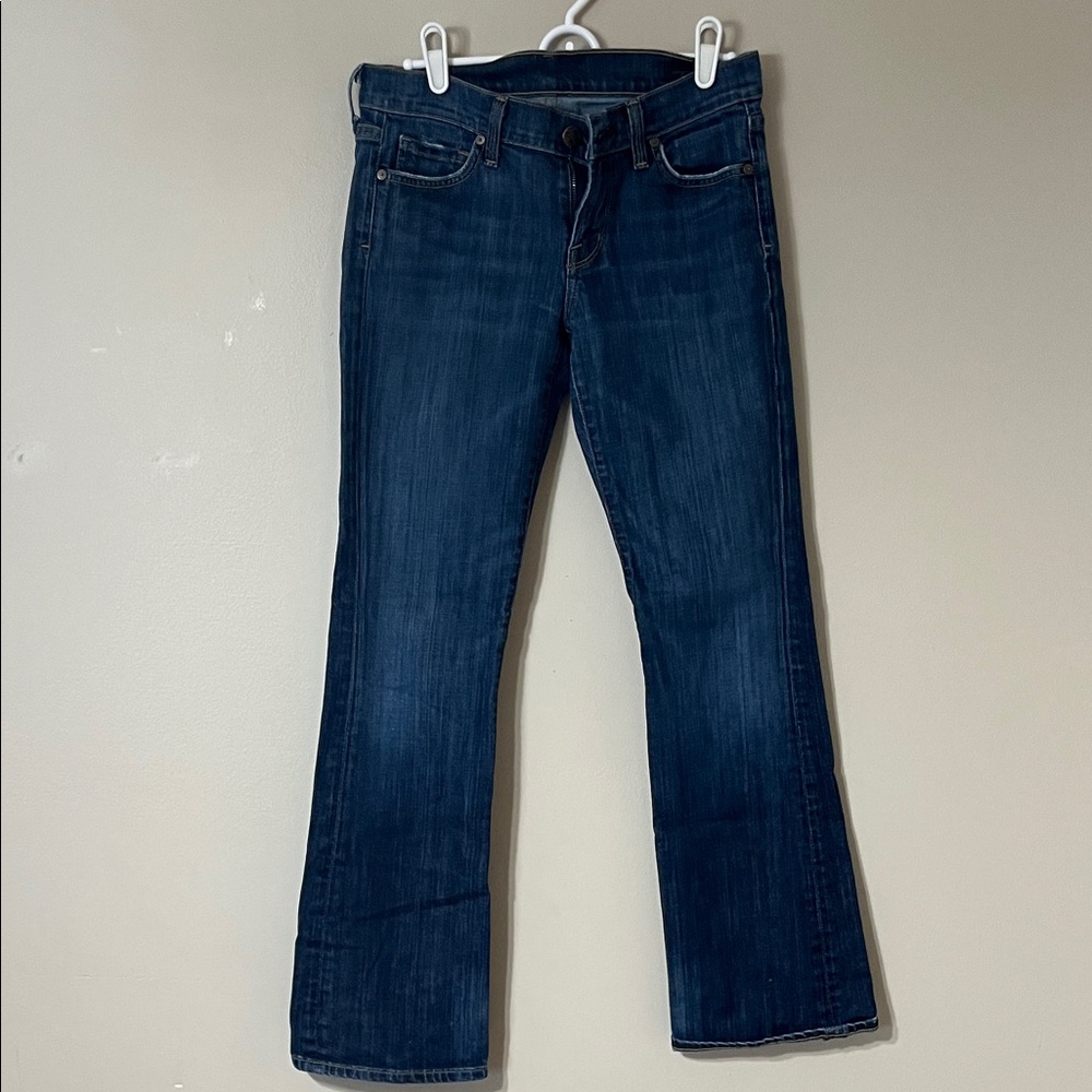 Citizens Of Humanity Deep Blue Boot Cut Jeans